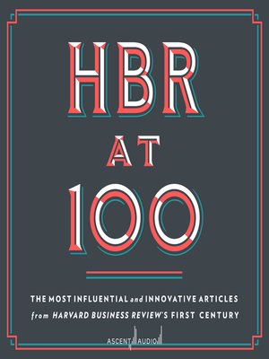 cover image of HBR at 100
